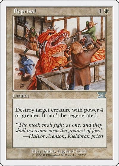 Reprisal Classic Sixth Edition Magic card