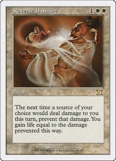 Reverse Damage Classic Sixth Edition Magic card