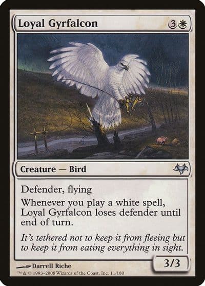 Loyal Gyrfalcon Eventide Magic card