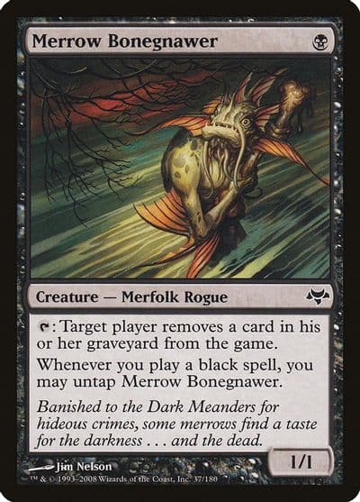 Merrow Bonegnawer Eventide Magic card