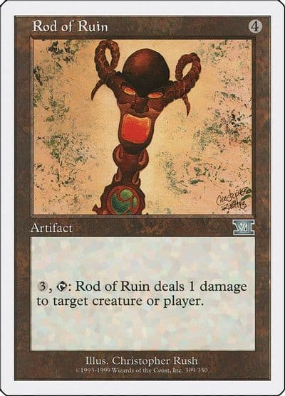 Rod of Ruin Classic Sixth Edition Magic card