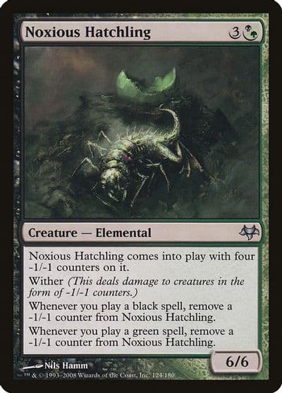 Noxious Hatchling Eventide Magic card