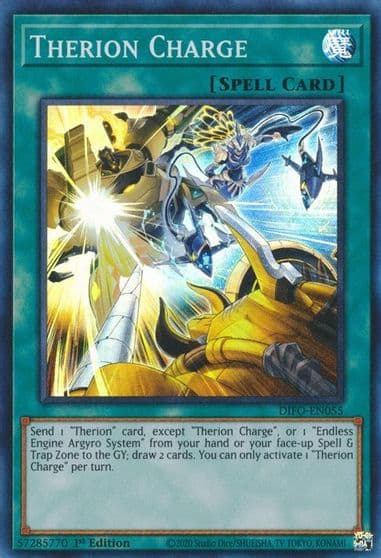 Therion Charge Dimension Force Yu-Gi-Oh! card