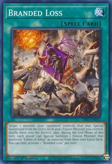 Branded Loss Dimension Force Yu-Gi-Oh! card