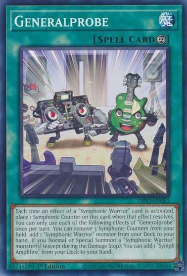 Generalprobe Dimension Force Yu-Gi-Oh! card