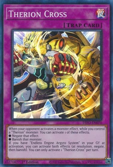 Therion Cross Dimension Force Yu-Gi-Oh! card