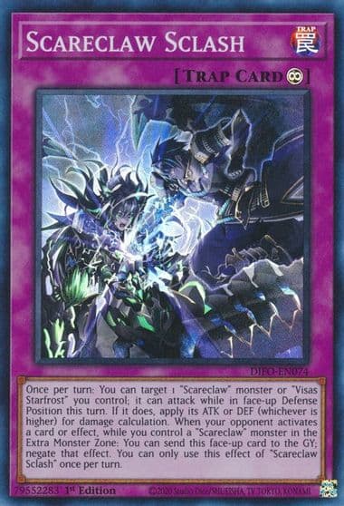 Scareclaw Sclash Dimension Force Yu-Gi-Oh! card