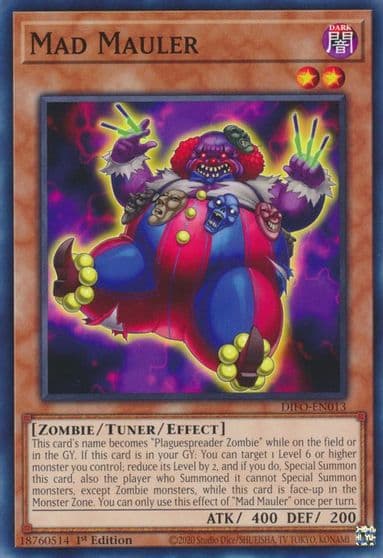 Mad Mauler Dimension Force Yu-Gi-Oh! card