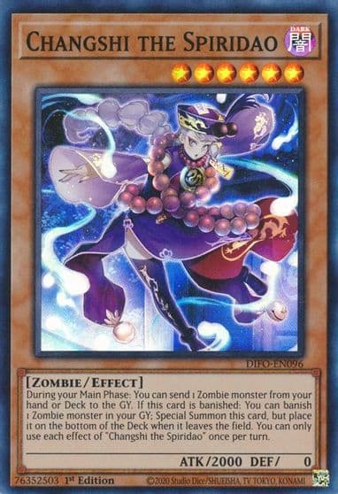 Changshi the Spiridao Dimension Force Yu-Gi-Oh! card