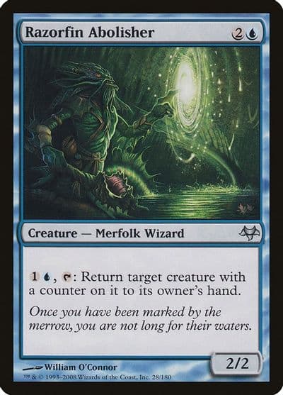 Razorfin Abolisher Eventide Magic card