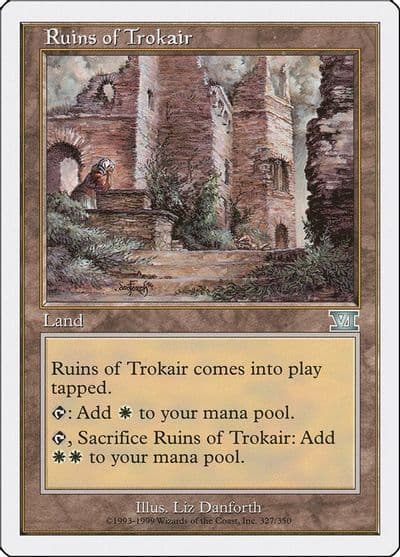 Ruins of Trokair Classic Sixth Edition Magic card