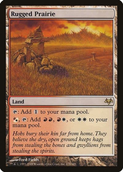 Rugged Prairie Eventide Magic card