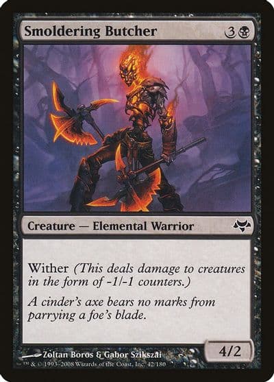 Smoldering Butcher Eventide Magic card