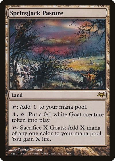 Springjack Pasture Eventide Magic card