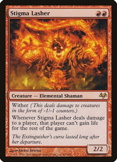 Stigma Lasher Eventide Magic card