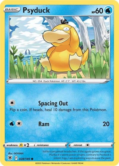 Psyduck SWSH10: Astral Radiance Pokemon card