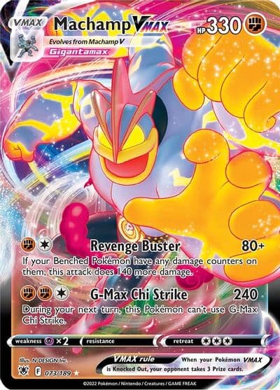 Machamp VMAX SWSH10: Astral Radiance Pokemon card