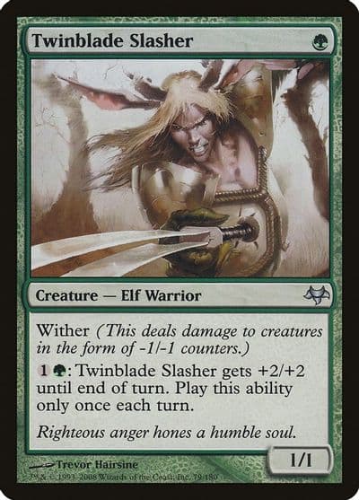 Twinblade Slasher Eventide Magic card