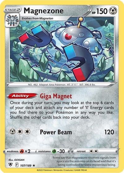 Magnezone SWSH10: Astral Radiance Pokemon card