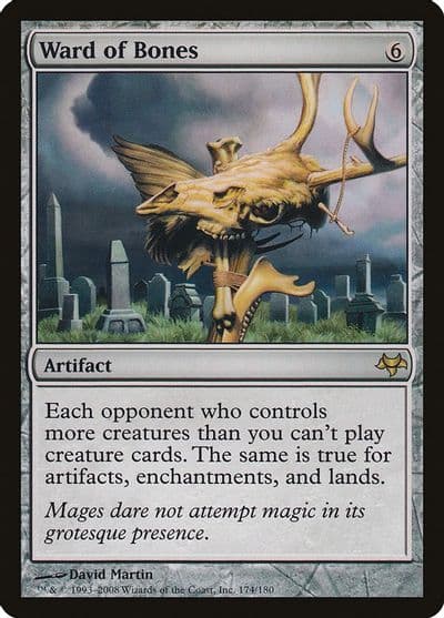 Ward of Bones Eventide Magic card