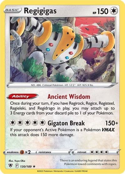 Regigigas SWSH10: Astral Radiance Pokemon card