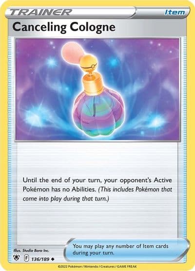 Canceling Cologne SWSH10: Astral Radiance Pokemon card