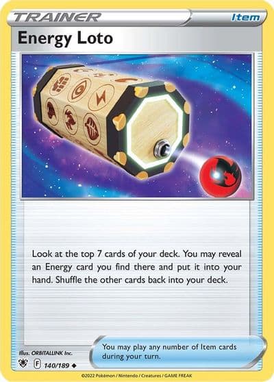 Energy Loto SWSH10: Astral Radiance Pokemon card