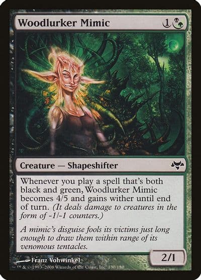 Woodlurker Mimic Eventide Magic card