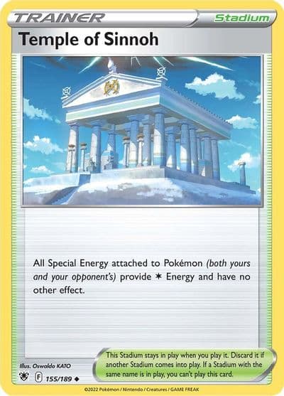 Temple of Sinnoh SWSH10: Astral Radiance Pokemon card