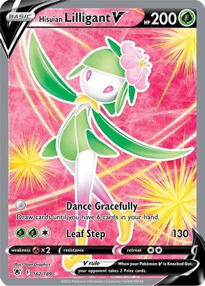 Hisuian Lilligant V (Full Art) SWSH10: Astral Radiance Pokemon card