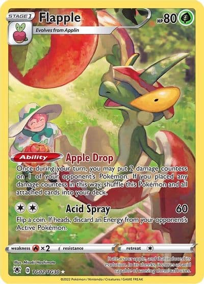 Flapple SWSH10: Astral Radiance Trainer Gallery Pokemon card