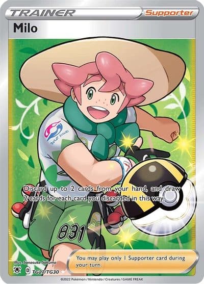Milo SWSH10: Astral Radiance Trainer Gallery Pokemon card