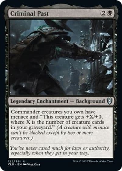 Criminal Past Commander Legends: Battle for Baldur's Gate Magic card