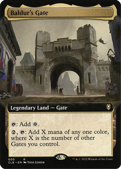 Baldurs Gate Extended Art Commander Legends: Battle for Baldur's Gate Magic card