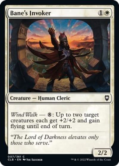 Banes Invoker Commander Legends: Battle for Baldur's Gate Magic card