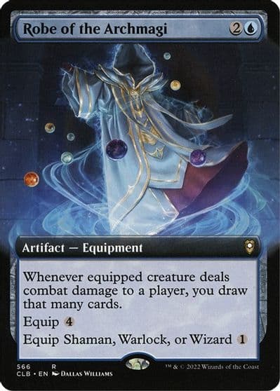 Robe of the Archmagi Extended Art Commander Legends: Battle for Baldur's Gate Magic card