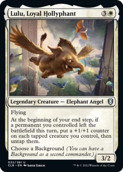 Lulu Loyal Hollyphant Commander Legends: Battle for Baldur's Gate Magic card