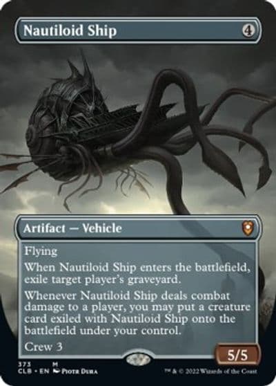 Nautiloid Ship Borderless Commander Legends: Battle for Baldur's Gate Magic card