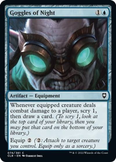 Goggles of Night Commander Legends: Battle for Baldur's Gate Magic card