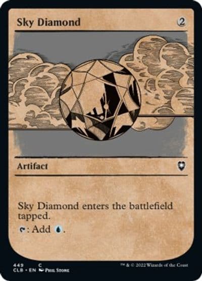 Sky Diamond Showcase Commander Legends: Battle for Baldur's Gate Magic card