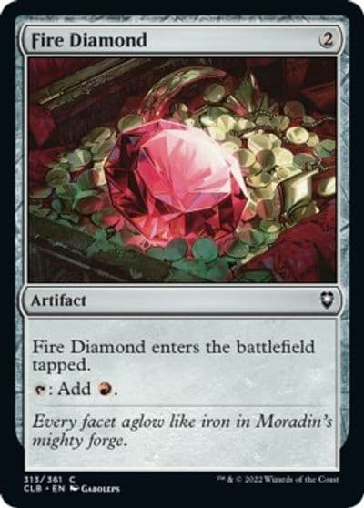 Fire Diamond Commander Legends: Battle for Baldur's Gate Magic card