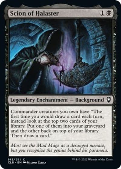 Scion of Halaster Commander Legends: Battle for Baldur's Gate Magic card