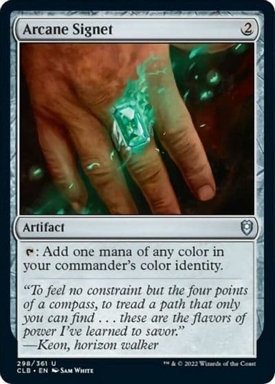 Arcane Signet Commander Legends: Battle for Baldur's Gate Magic card