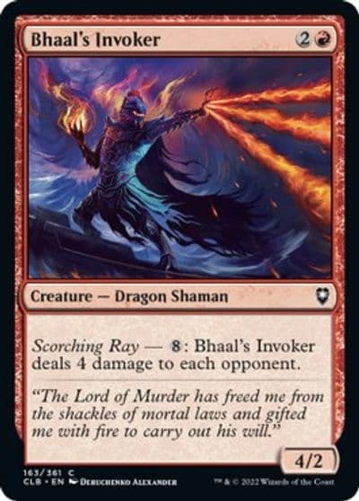 Bhaals Invoker Commander Legends: Battle for Baldur's Gate Magic card
