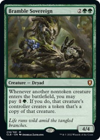 Bramble Sovereign Commander Legends: Battle for Baldur's Gate Magic card