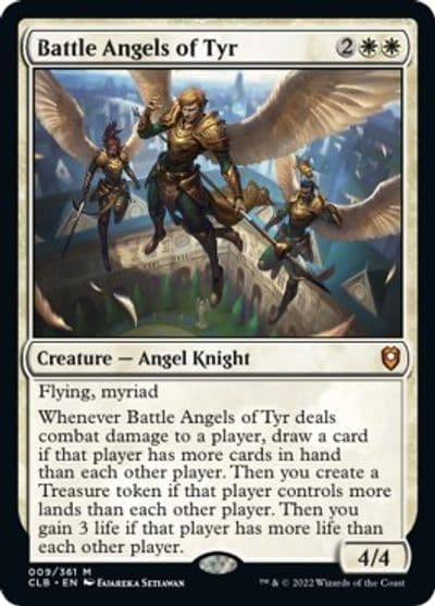 Battle Angels of Tyr Commander Legends: Battle for Baldur's Gate Magic card