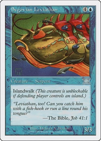 Segovian Leviathan Classic Sixth Edition Magic card