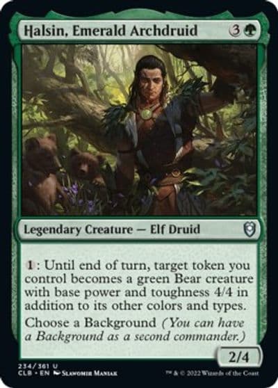 Halsin Emerald Archdruid Commander Legends: Battle for Baldur's Gate Magic card