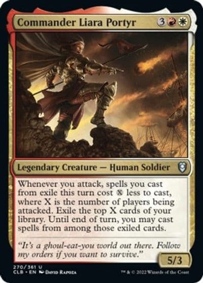 Commander Liara Portyr Commander Legends: Battle for Baldur's Gate Magic card
