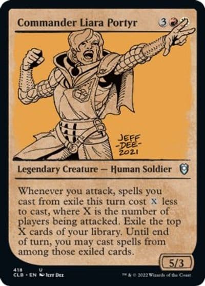 Commander Liara Portyr Showcase Commander Legends: Battle for Baldur's Gate Magic card